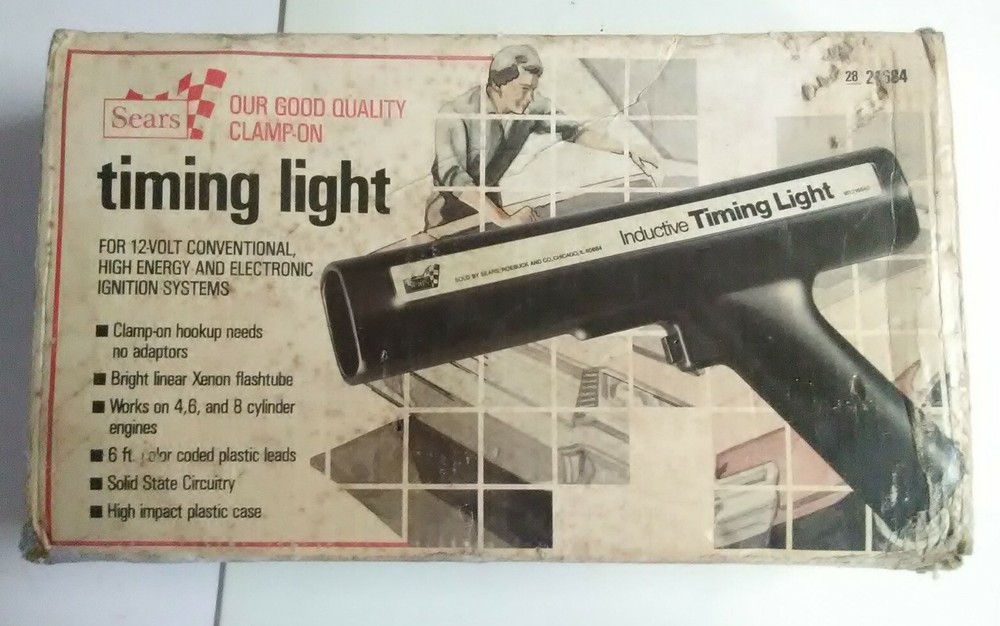 Sears Vtg 12 Volt Inductive Timing Light