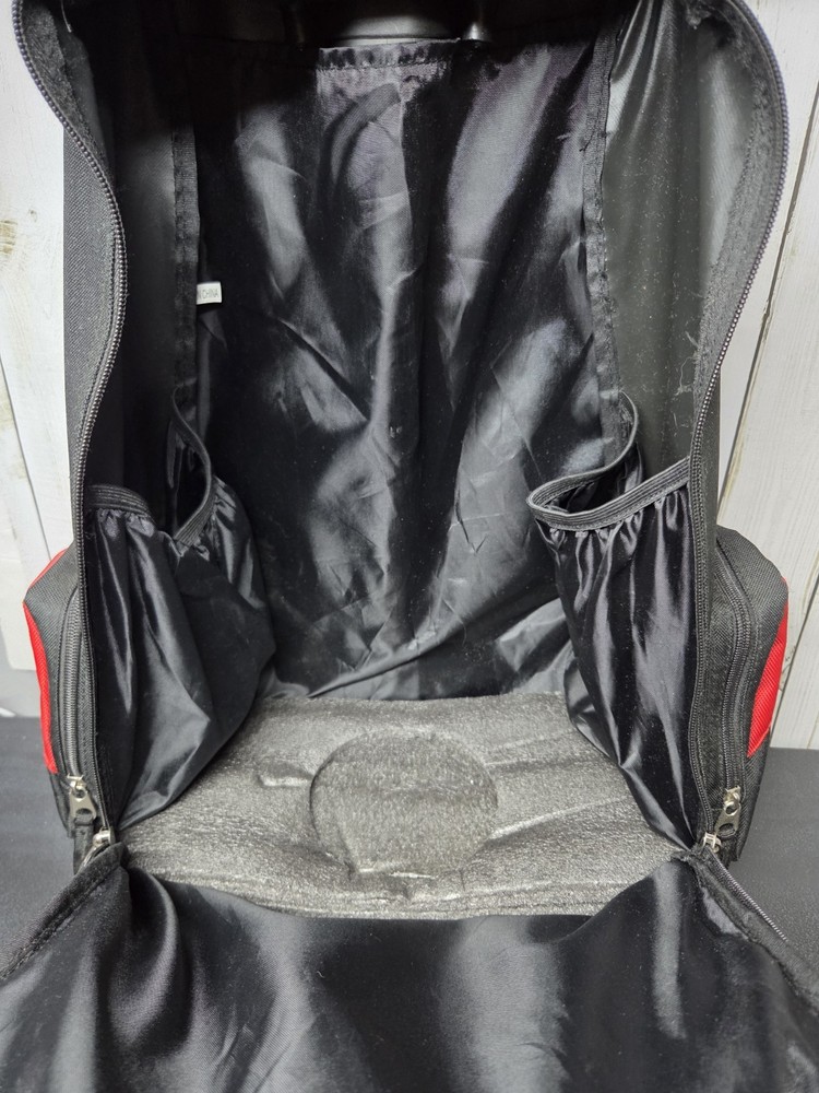 Bowling Bag Brunswick Zone Rolling Ball Roller Red Extending Handle