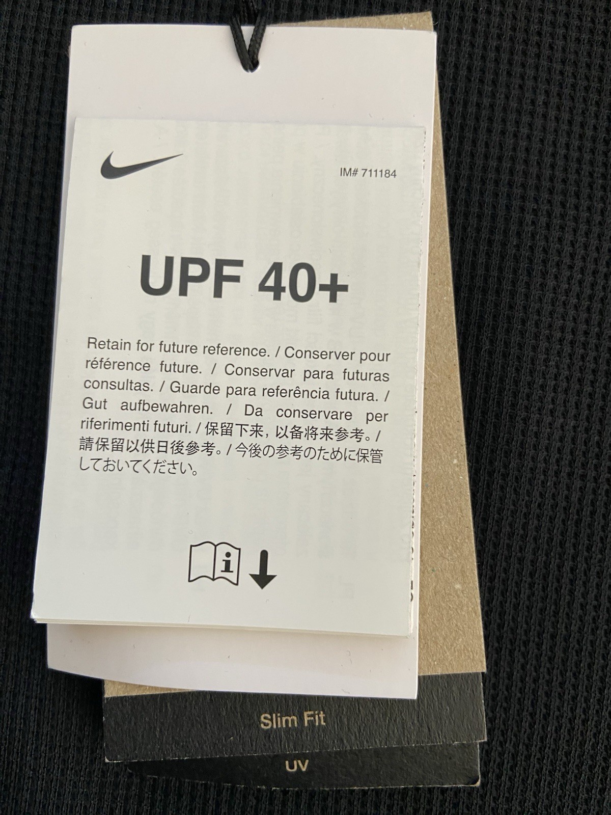 NWT Nike ACG Dri-Fit Chinati XXL Black Thermal Base Layer Top Outdoor Hiking