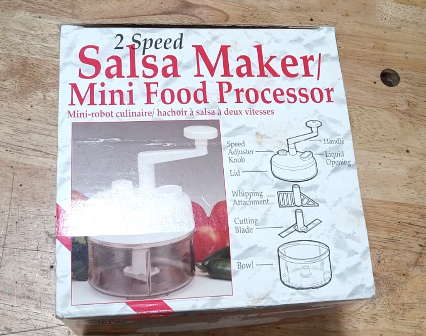 Vintage Norpro 2-speed Mini Food Processor Salsa Maker