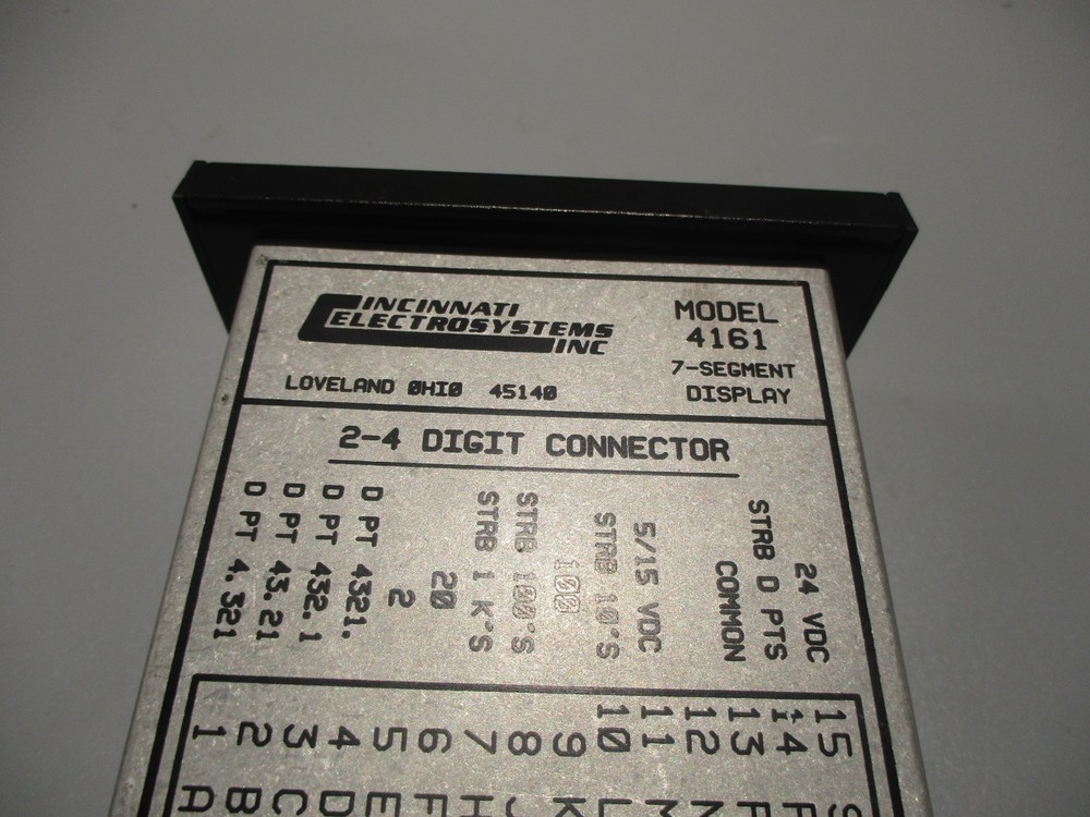 NEW CINCINNATI ELECTROSYSTEMS 4161-3-5 PANEL METER