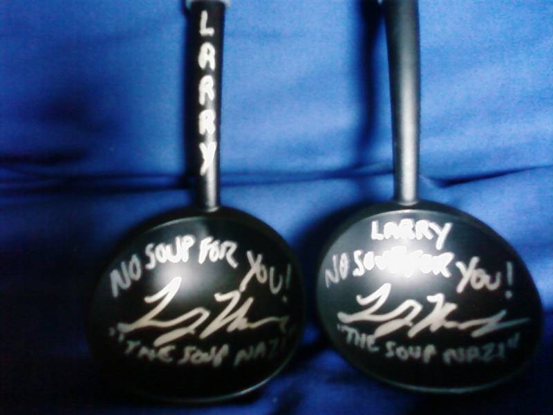 Seinfeld Soup Nazi Soup Ladle personally signed to you