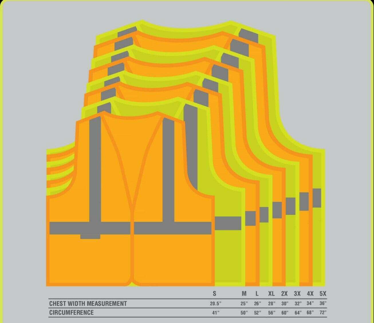 Crew Class 3 Yellow Reflective High Visibility Safety Vest
