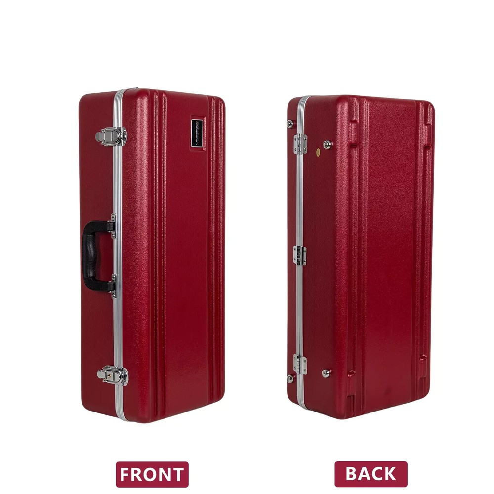 Crossrock Alto Saxophone Case | ABS Molded Hardshell-Red