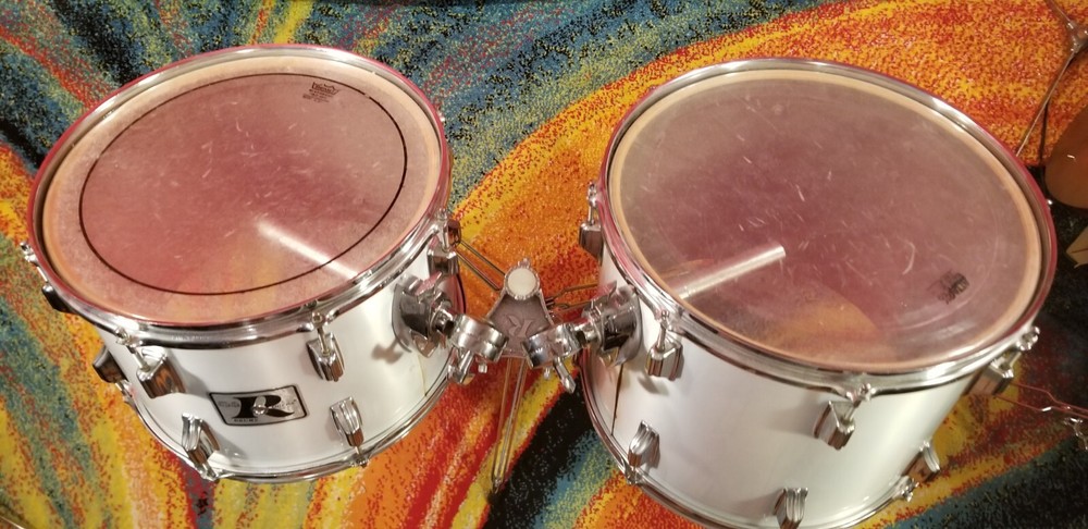 Vintage Rogers Big-R 14" & 15" Tom Set