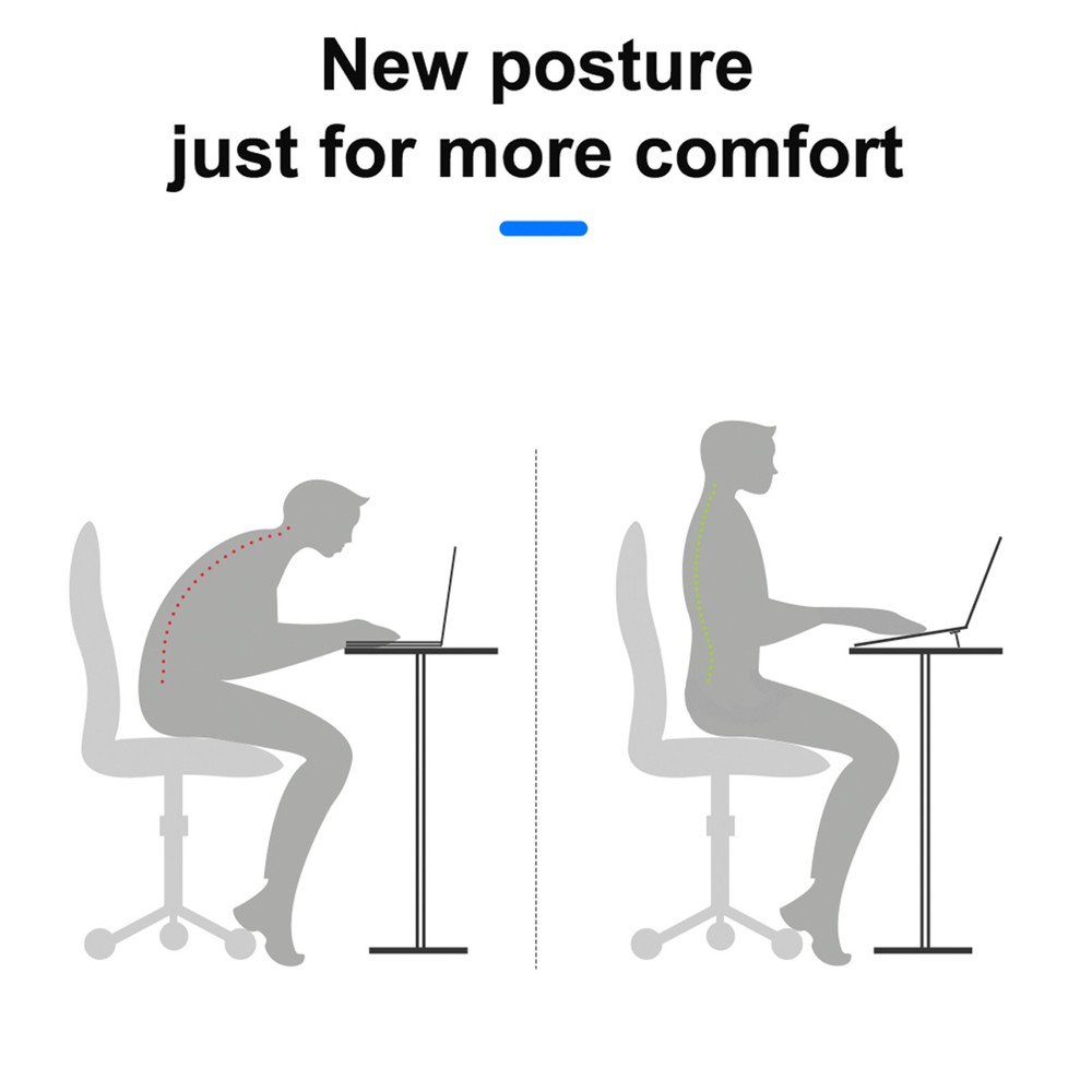 Aluminum Foldable Shield Desktop Stand Mount Holder Bracket for Laptop MacBook