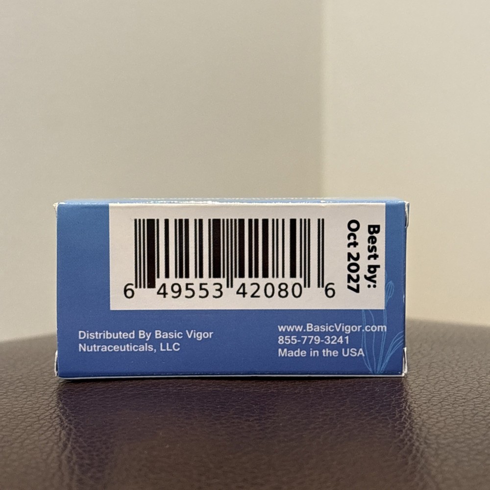 Basic Vigor Nausea Relief, All Natural Inhaler, 2 Pack, EXP: 10/2027
