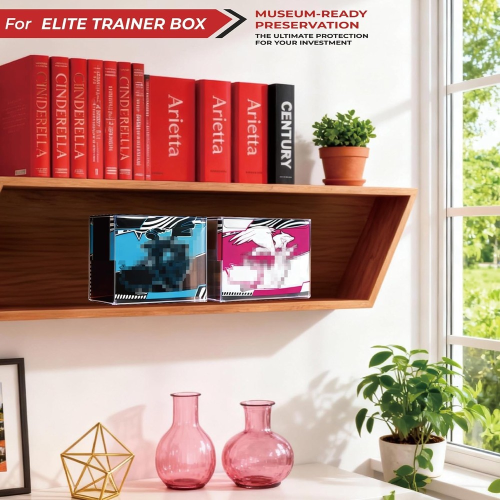 Heetobcos PET Plastic ETB Protector Case - 0.5mm Clear Elite Trainer Box Prot...