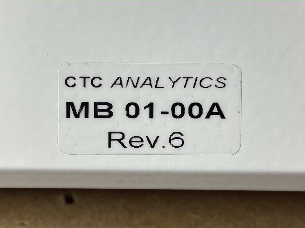 CTC Analytics MB 01-00A Rev. 6 Controller for HTS PAL, LEAP, Thermo Autosampler