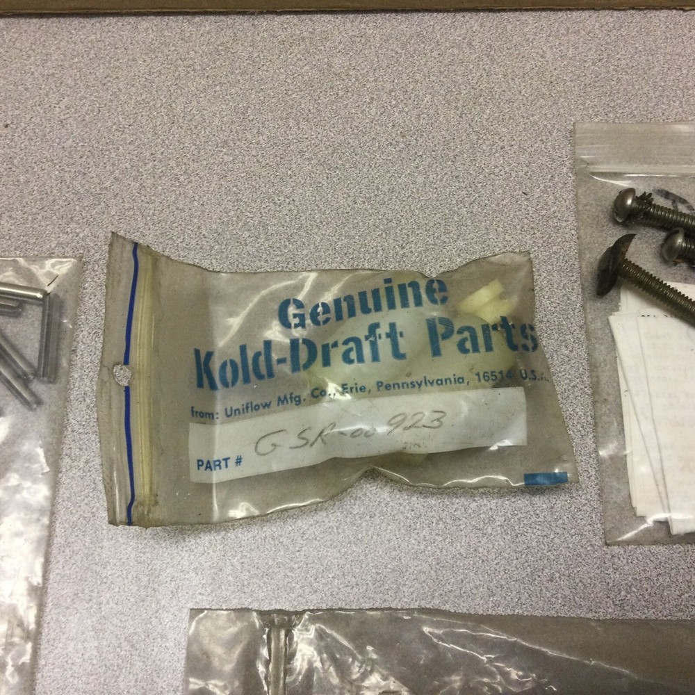 Kold Draft Flake Ice Machine Parts