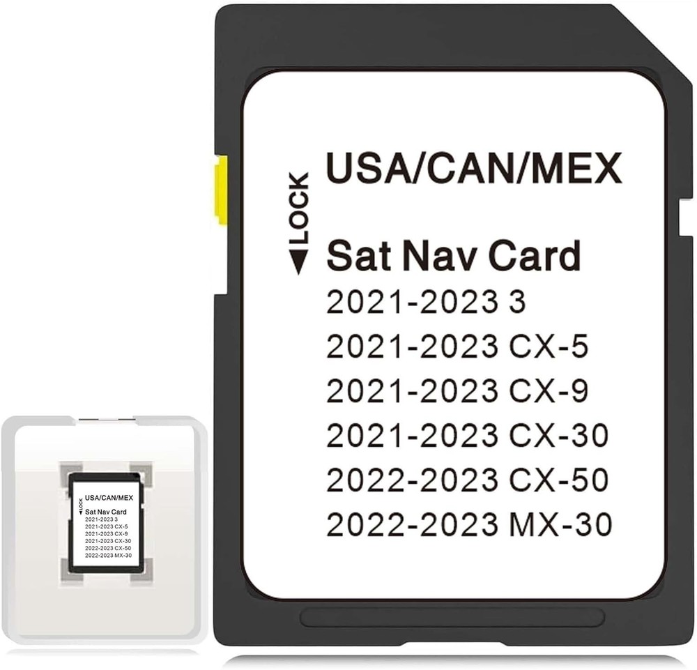 CX-30 Latest Navigation SD Card Map Update, TD2K66EZ1B Navigation Accessories...
