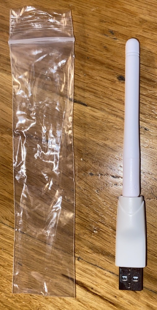 150Mbps USB WiFi Adapter Raspberry Pi/Pi 2 3 4 Zero RT5370 Chip Wireless White