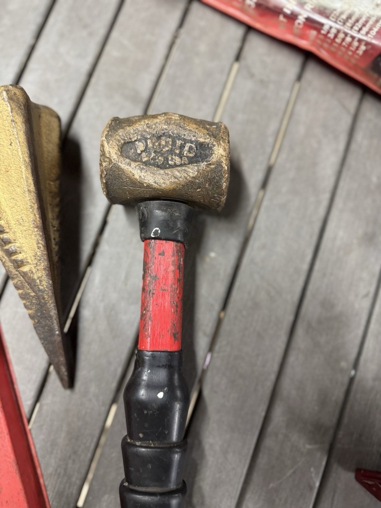 Mac Tools 3pc Brass Punch Set Brass Hammer proto snap on socket set Random