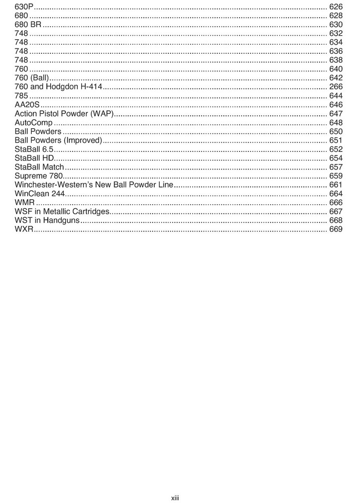 Propellant Profiles Seventh Edition