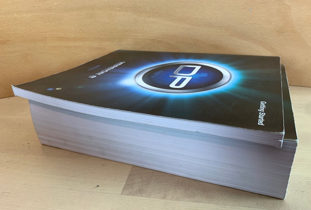 MOTU Digital Perform 8 Software Instruction MANUAL BOOK & Quick Start User Guide