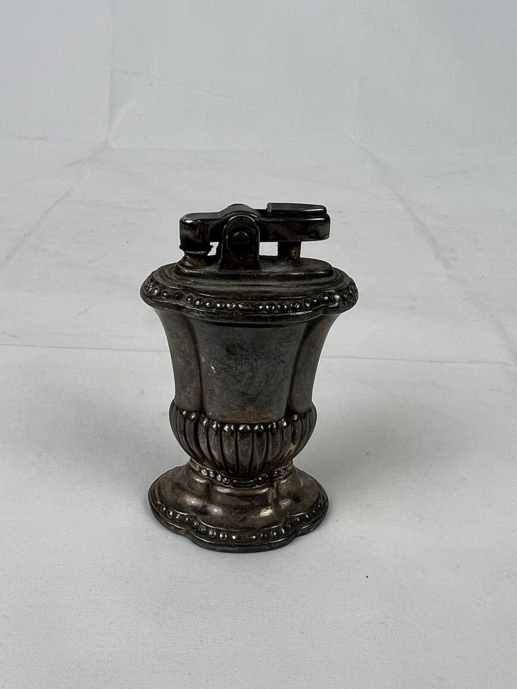 3” Vintage Ronson Mayfair Silver Plated Cigarette Lighter