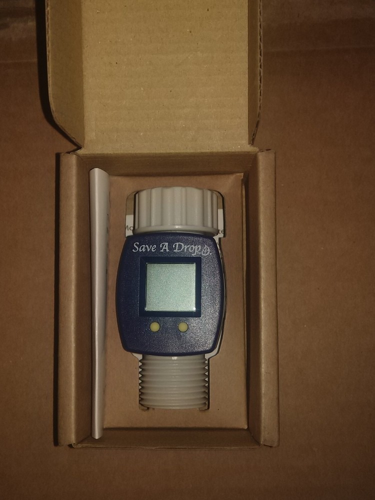 P3 Save A Drop Blue Water Flow Meter | Measure Gallon Usage