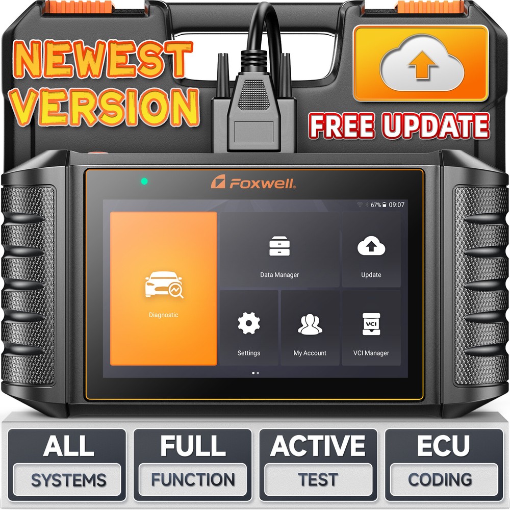 FOXWELL NT710 for BMW Bidirectional Car OBD2 Scanner Diagnostic E-CU Coding BMS