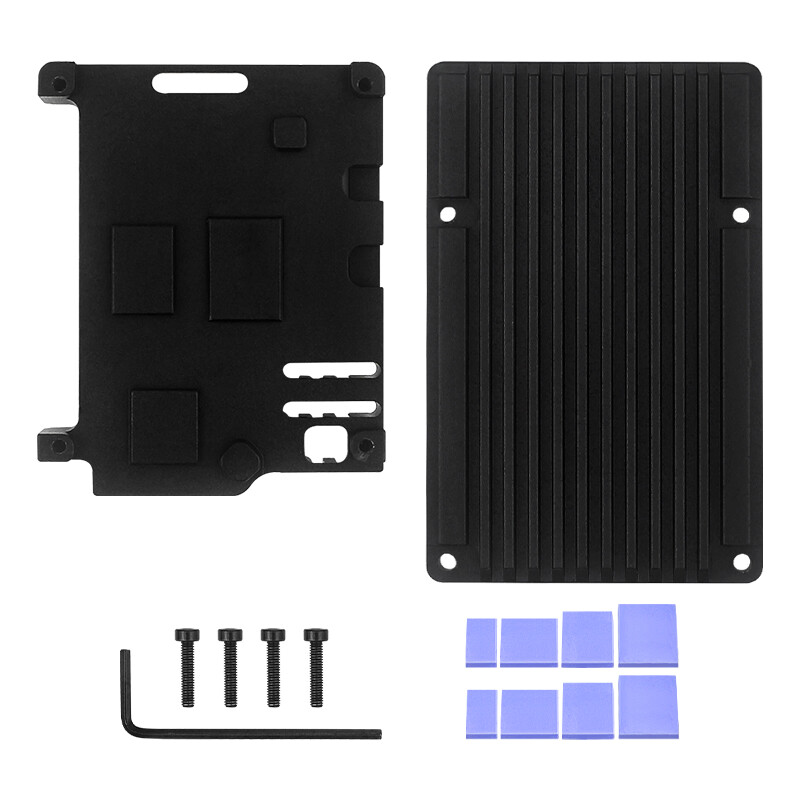 Metal Casing Raspberry pi5 Passive Cooling Casing Optional Cooling Fan US