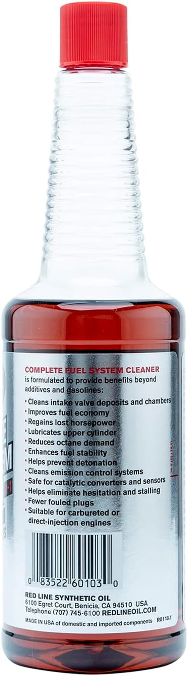 Red Line 60103 SI-1 Complete Fuel System Cleaner, 15oz Bottles, 4 Pack