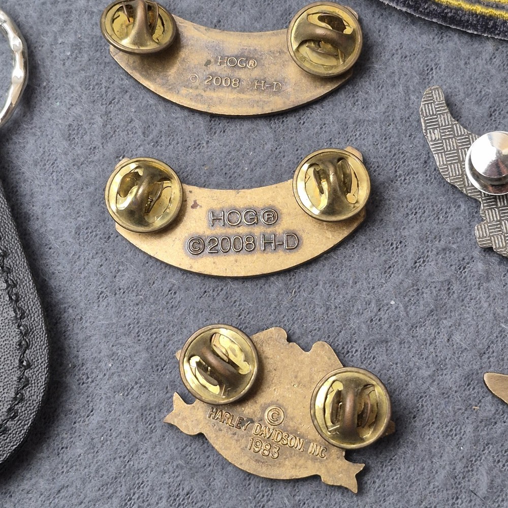Harley Davidson HOG 2012 Patch Plus Metal Pins Mixed Lot Biker