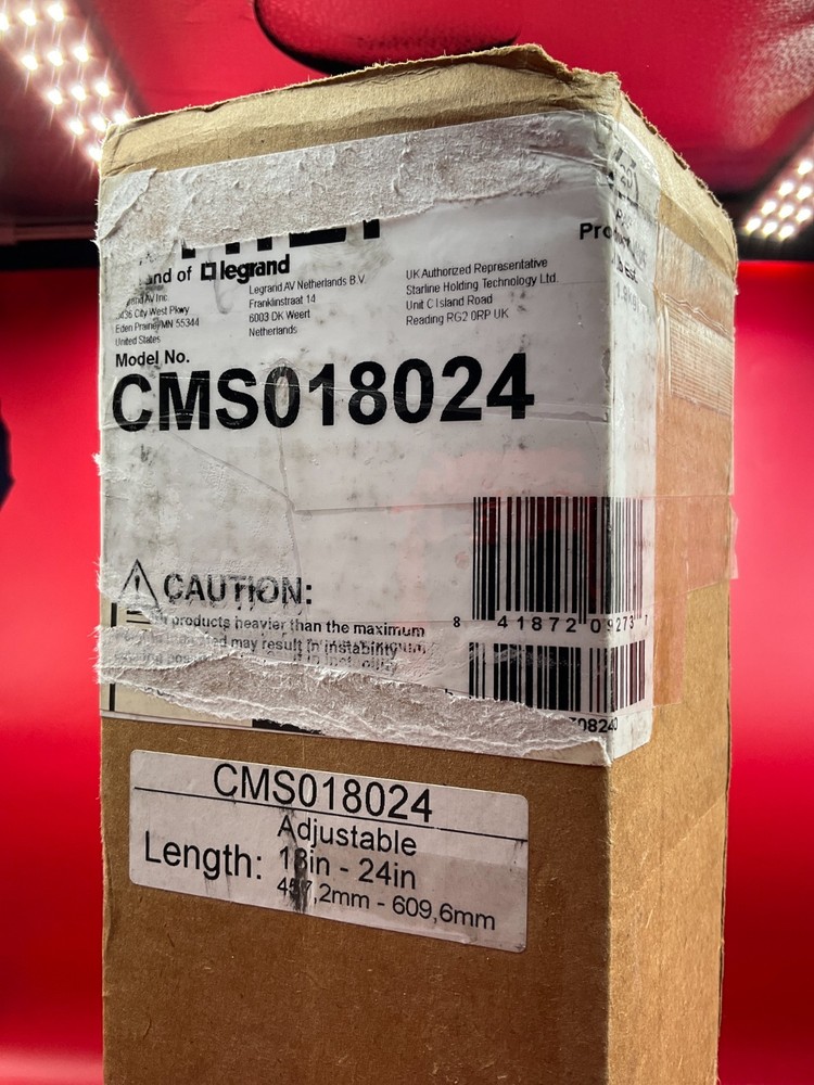 Chief Speed Connect Mounting Component black CMS018024 ✅❤️️✅❤️️ NEW OPEN BOX