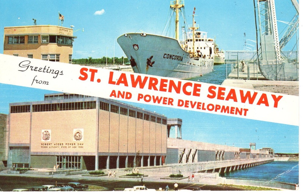 GREETINGS FROM THE ST. LAWRENCE SEAWAY & POWER DEVELOPMENT - PC6086