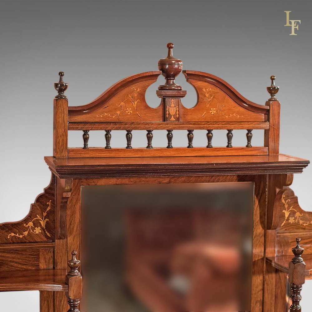 Antique Sideboard, Edwardian Mirror Back c1910