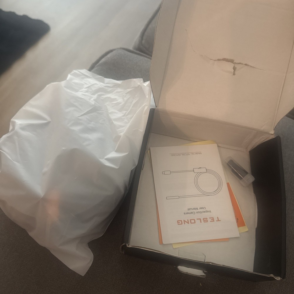 Endoscope Camera Teslong USB-C Borescope Inspection Camera for iPhone 15 Android