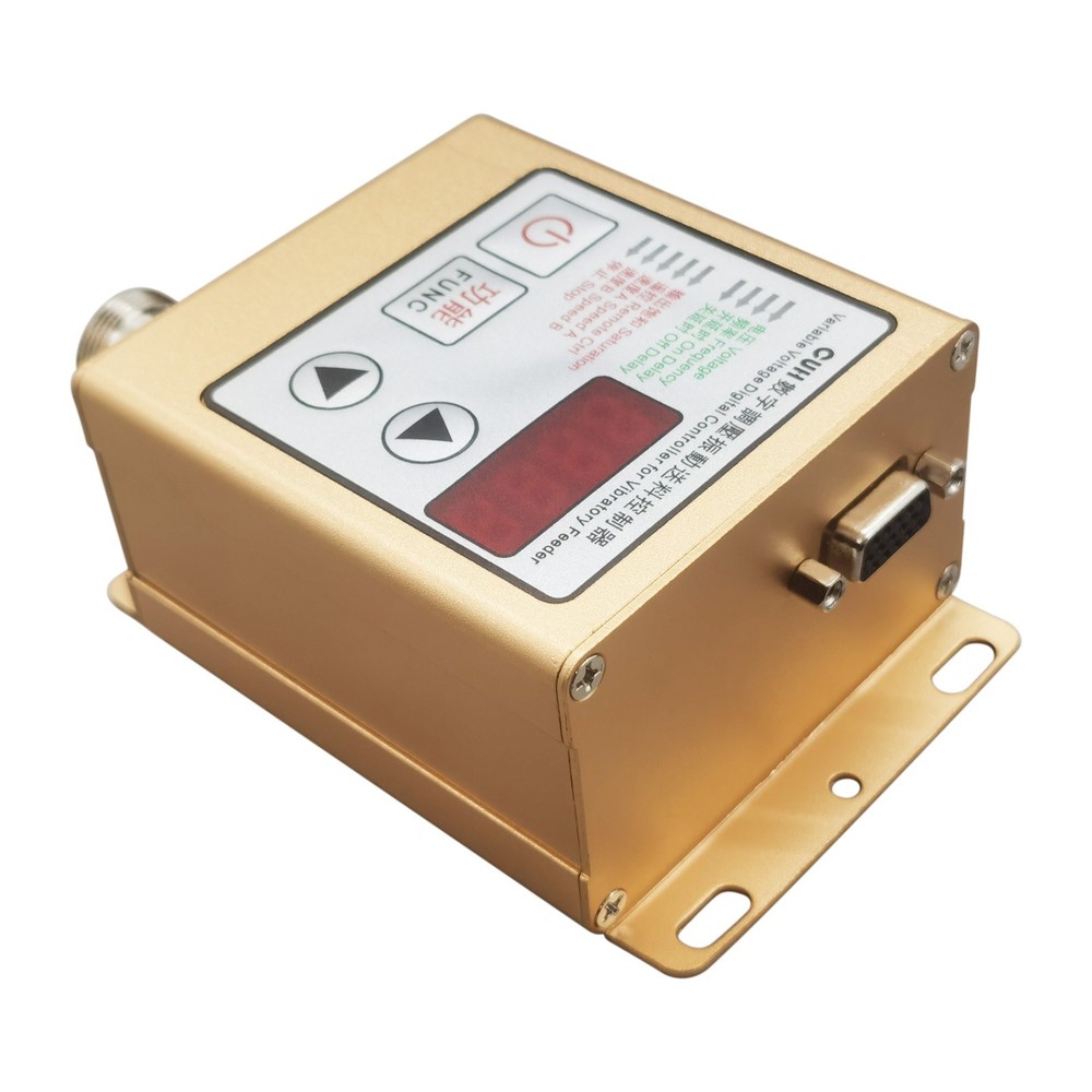 110V Micro Electromagnetic Vibrating Feeder Granular Materials Shaking Conveyor