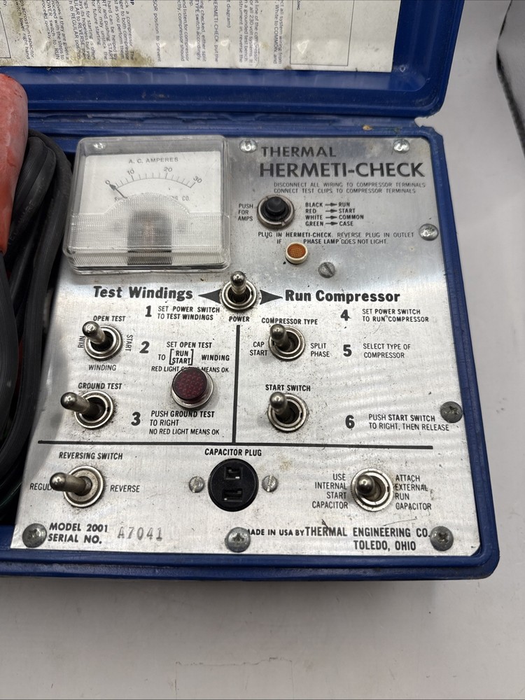 Thermal Engineering Hermeti Check Model 2001 Testing System