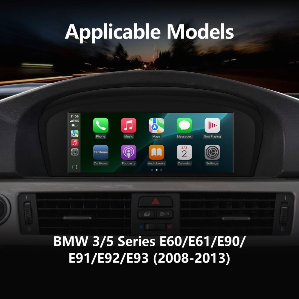 Wireless CarPlay TouchScreen For CIC BMW 3/5 Series E90 E91 E92/93 E60 E61 E63