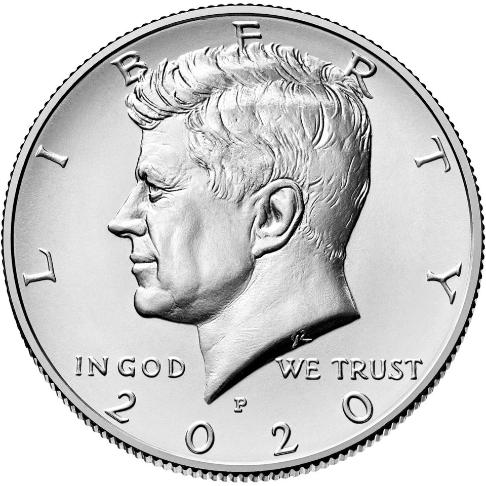 2020 P D S Kennedy Half Dollar Set 3 Coin Set