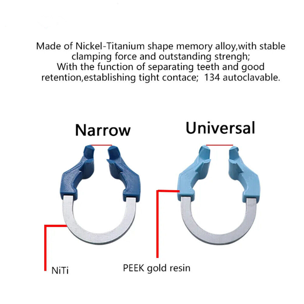 Dental Matrix Bands Ring Sectional Matrice Clamp Fit Garrison Palodent V3 System