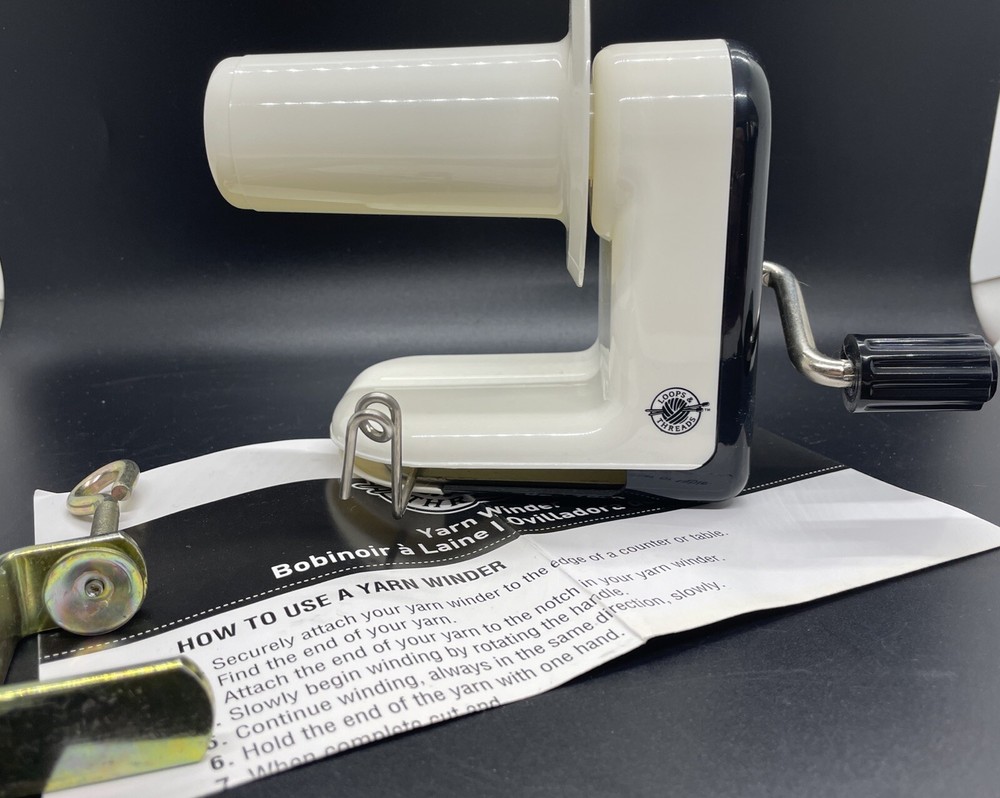 Yarn Ball Winder by Loops & Threads - Used With Box And Instructions