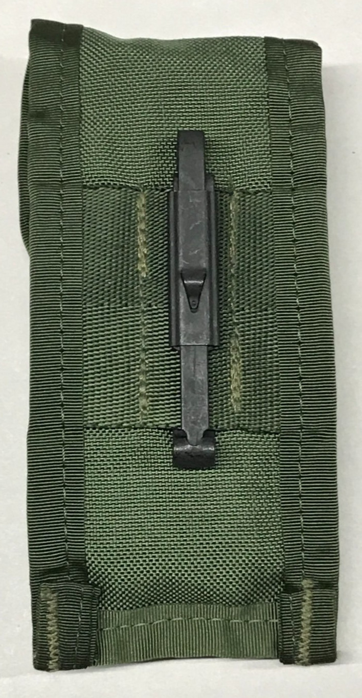 Olive Drab Single Pistol Mag Pouch ALICE Sterile Old Gen Military Type NOS