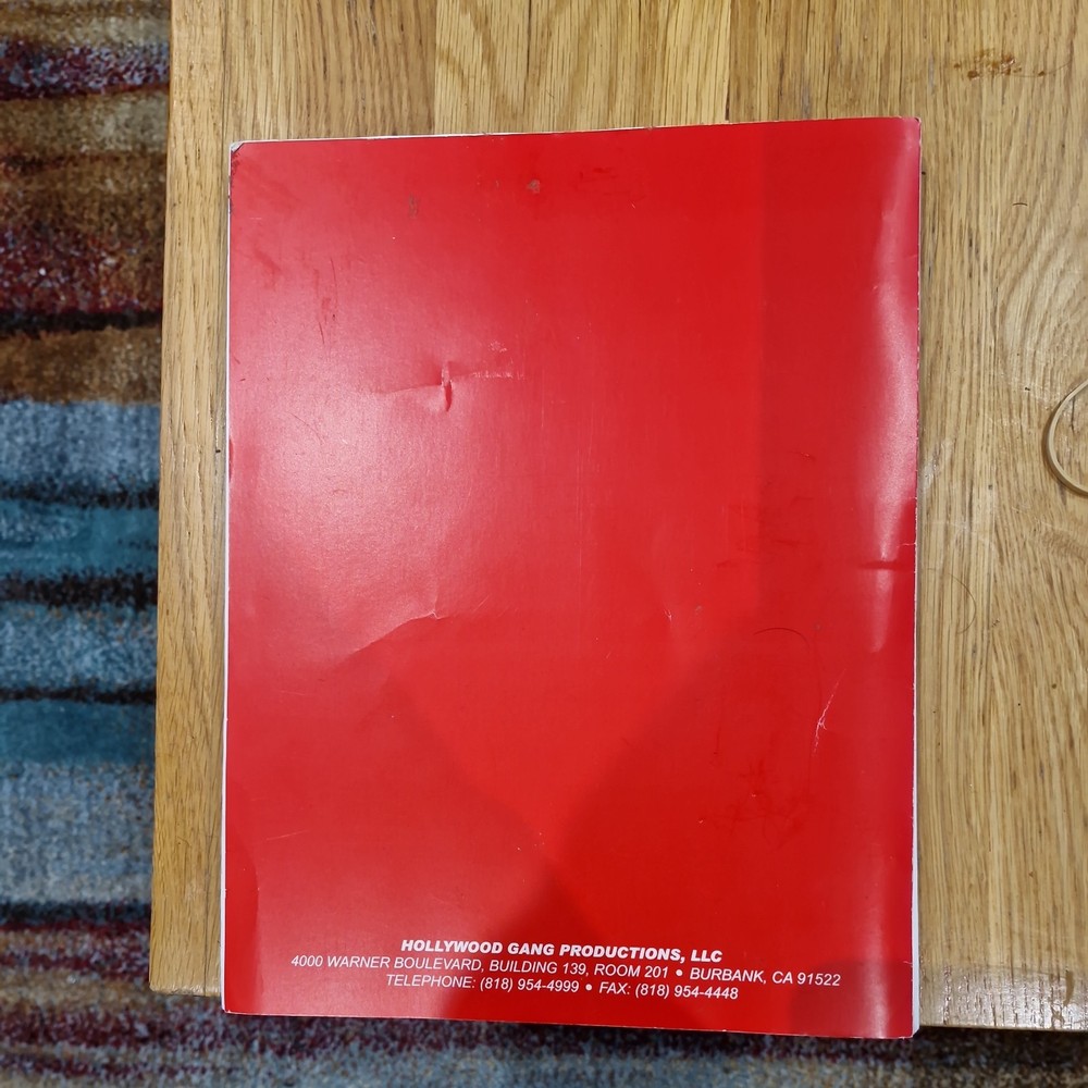 Watermarked Production Script For Unproduced Napoleon Boneparte Biopic.