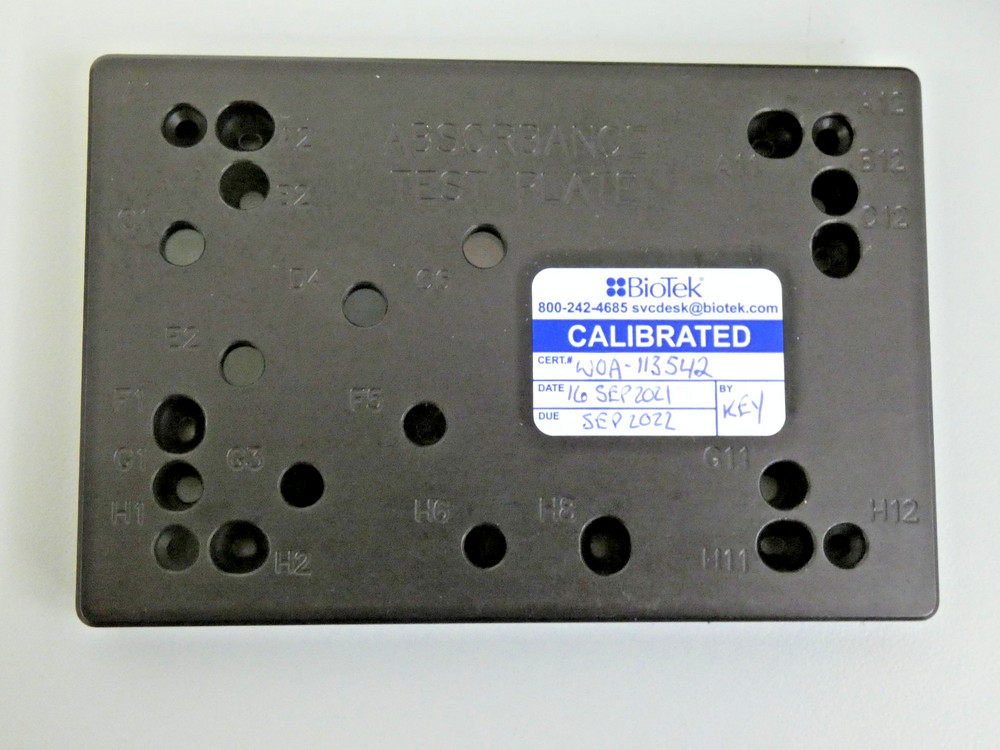 BioTek Absorbance Test Validation Plate 7260522