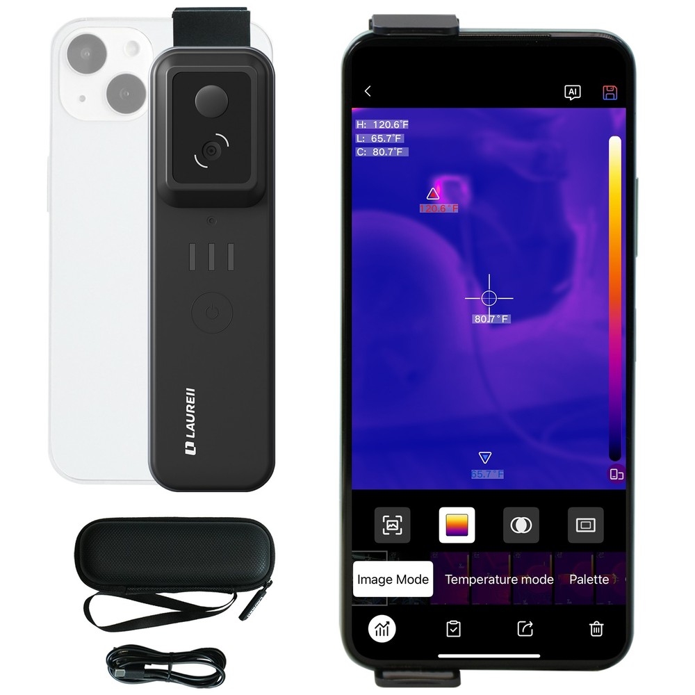 LAUREII Infrared Thermal Imager Camera Wireless Android&iOS WiFi Thermal Camera