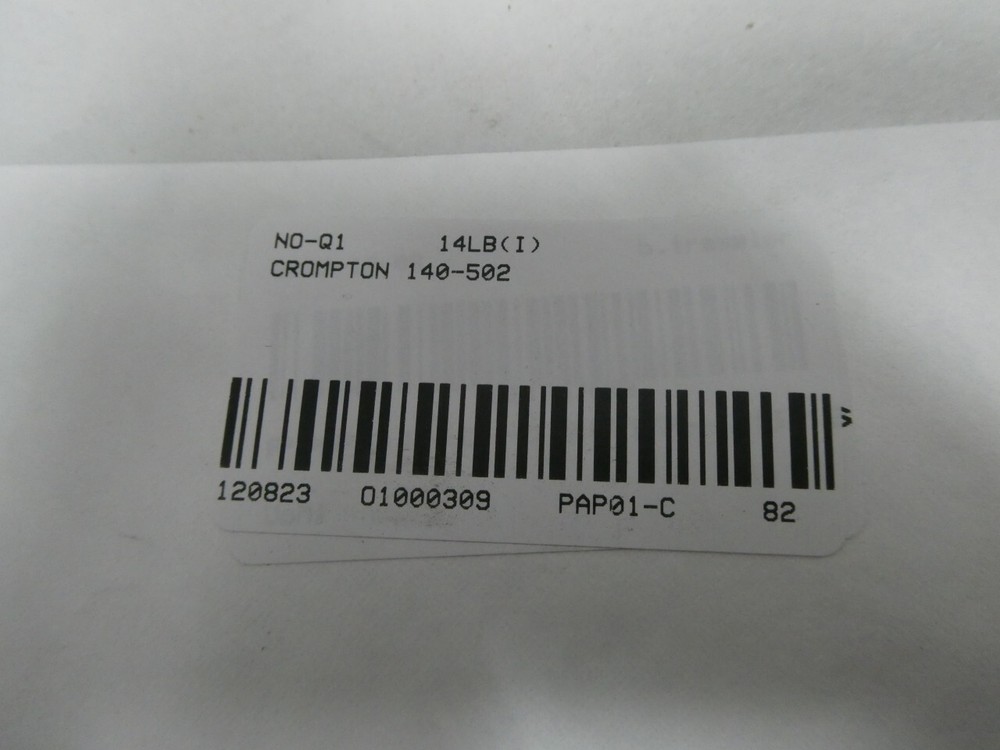 Crompton 140-502 Current Transformer 5000:5a 600v-ac