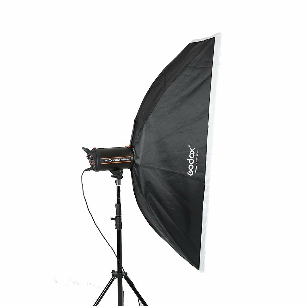 2PCS Godox 35*160cm Studio Strobe Flash Light Rectangular Softbox Grid Bowens