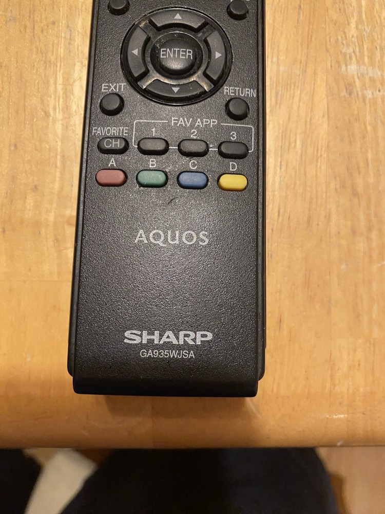 GA935WJSA Replace Remote Control for Sharp Aquos TV “Tested”