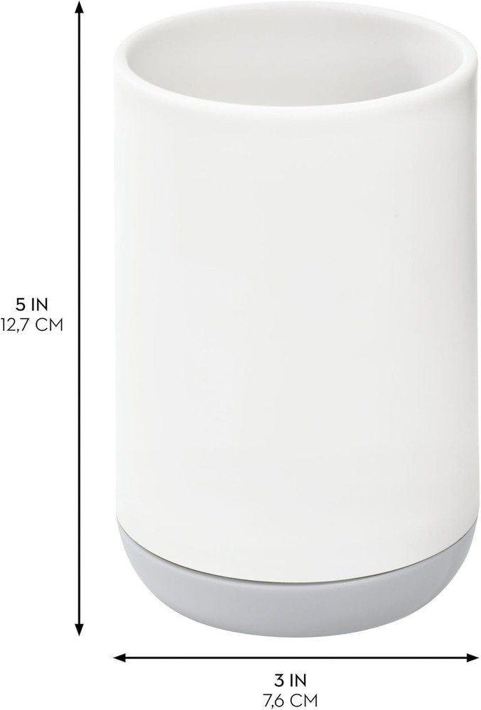 Toothbrush Holder for Normal Toothbrushes, Spin Brushes, and Toothpaste