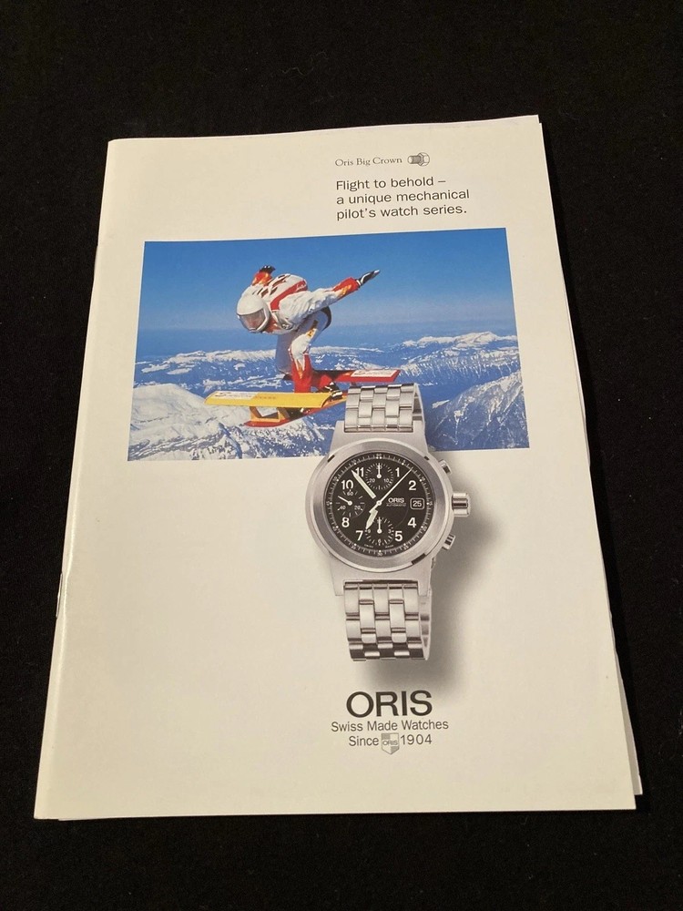 Oris Watch Catalogue 2001
