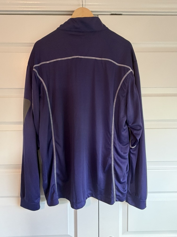 PING SensorCool 1/4 Zip Pullover Mens XL Purple Golf Performance Shirt