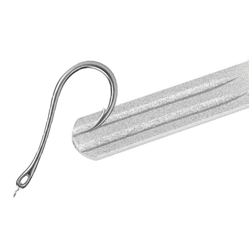 Double Sided Fishing Hook Grinding Stone Hook Sharpening File Enduring