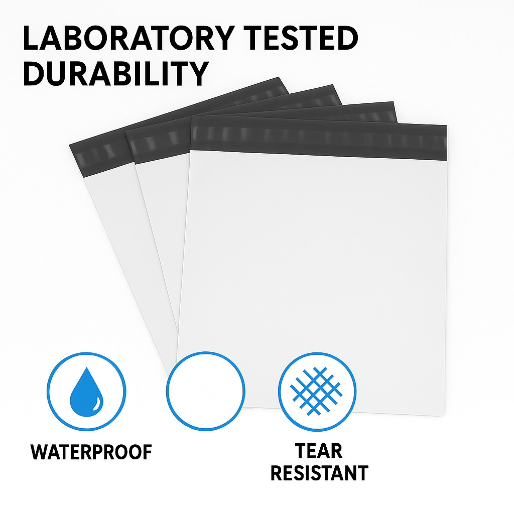 PREMIUM Poly Mailers – 2 Mil Thick Self Seal Waterproof Tear Resistant Envelopes