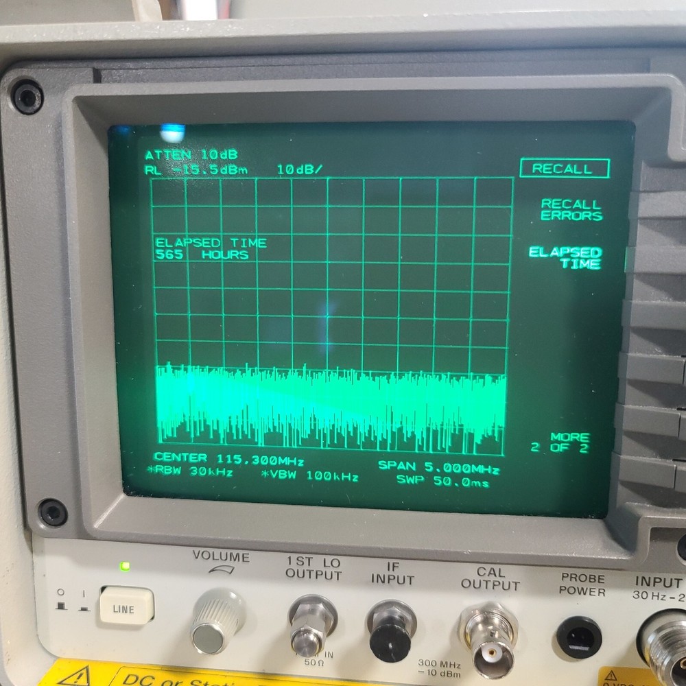 HP 8560E RF Spectrum Analyzer 30Hz-2.9GHz