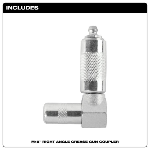 Milwaukee Tool 49-16-2648 Right Angle Grease Coupler