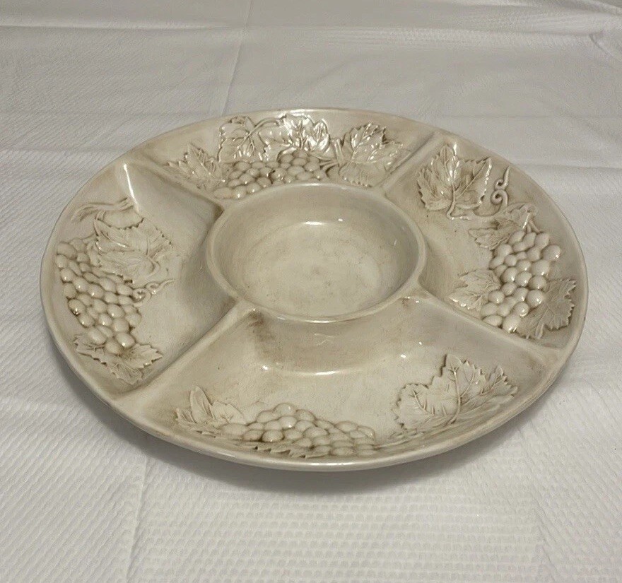 Harry And David Embossed Chip And Dip Platter